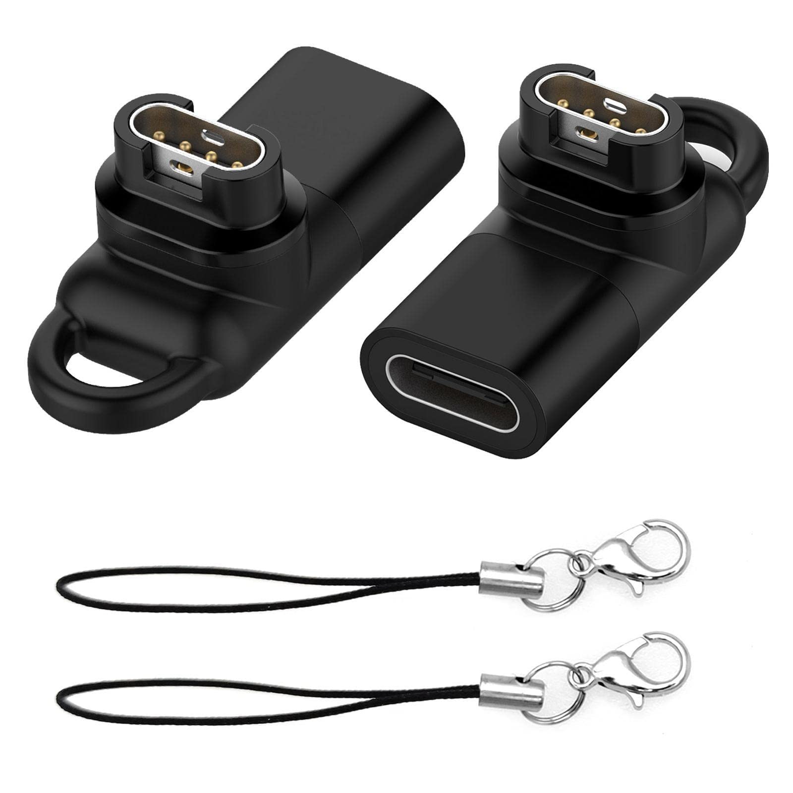 Amazon.co.jp: USB-CメスからGarmin Watch充電器コネクターオス